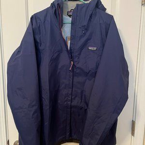 Women's PATAGONIA Torrentshell 3L Jacket Raincoat - SOUND BLUE (SNDB) - Size XL